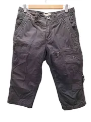 AVIREX クォーターカーゴパンツ　7丈　Mメンズ 黒　アヴィレックス アビレックス カーゴパンツ 七分丈（テイスト（ファッション