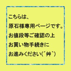 【ご予約】原石様ご予約専用ページです。お値段等お確かめの上お手続きにお進みください。