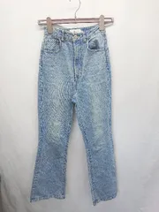 ◇ Θ AZUL BY MOUSSY アズール バイマウジー フレア パンツ デニム ジーンズ サイズXS ブルー系 レディース E  【1507160014148】