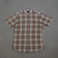 【送料無料】ラルフローレン　BDシャツ　ポロスポーツ　半袖　古着　L チェック