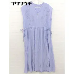 ◇ ViS ビス ノースリーブ ロング ワンピース サイズF パープル レディース  【中古】 【1106100001417】