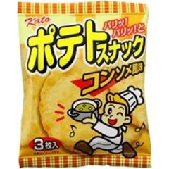 （や）かとう製菓 ポテトスナック コンソメ風味 3枚×20袋のサムネイル