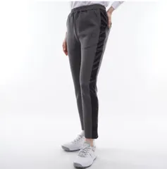 【CECIL McBEE green】  ダンボールバイカラーパンツ（ｸﾞﾚｰ）《Sサイズ》  M379