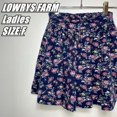 【国内古着】LOWRYS FARM　ローリーズファーム　ミニスカート　花柄　レディース　サイズ表記F