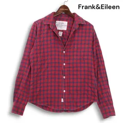 USA製★ Frank&Eileen フランク&アイリーン 【BARRY】秋冬 フランネル チェック シャツ コットン100% Sz.S レディース