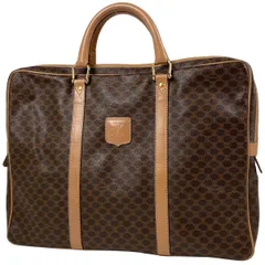セリーヌ CELINE マカダム柄 ビジネスバッグ ハンドバッグ ビジネスバッグ コーティングキャンバス ブラウン レディース 【中古】のサムネイル
