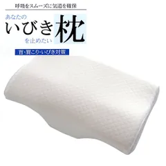 枕 いびき防止 ストレートネック 肩こり 低反発 いびき対策 いびき解消 首こり 横向き 安眠枕 うつ伏せ ウレタン 枕カバー付き ギフト プレゼントにおすすめのサムネイル