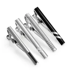 [wynameleri] 上品なネクタイピン 4本セット おしゃれ ネクタイピン セット メンズ シンプルでいておしゃれ感 誕生日プレゼント 結婚式等 プレゼント