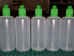 空ボトル 100ml×5本セット リキッドボトル PEボトル DIY チャイルドプルーフ ソフトボトル