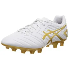 アシックス(ASICS) サッカースパイク DS LIGHT CLUB 1103A074-122 ホワイト/リッチゴールド 24.0cm 3E
