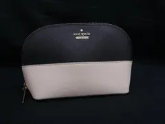 ■美品■ COACH コーチ レザー マルチポーチ マルチケース 小物入れ レディース ブラック系×ベージュ系 DH9494