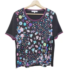 LEONARD SPORT 派手柄✨️ハイネックカットソー ストレッチ 40サイズ LEONARD SPORT 派手柄✨️ハイネックカットソー ストレッチ 40