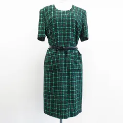 ジュンアシダ junashida ワンピース ロング ベルト付き 884995iのサムネイル