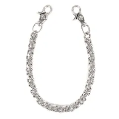 CHROME HEARTS クロムハーツ 2クリップ ファンシーリンク ロング ウォレットチェーン 2 Clip Fancy long Chain シルバー925 アクセサリー ジュエリー ブランド【メンズ】のサムネイル