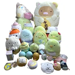 ★お値下げ！  すみっコぐらし グッズ 30点 まとめ商品 希少 まねきねこぬいぐるみ、てのりぬいぐるみ、マスコット、ぬいぐるみ小物入れ など 3.05kg