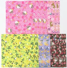 【中古】紙製品 春 和紙千代紙(5柄×4枚) 「となりのトトロ」