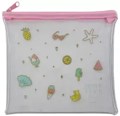 【中古】バッグ(男性) SEVENTEEN(イラスト) クリアポーチ 「SEVENTEEN CAFE 2019」