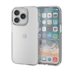 【色: クリア】エレコム ガラスフィルムセット iPhone 14 Pro ケー
