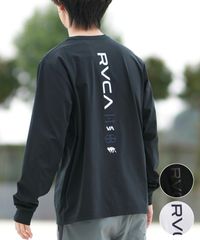 【ムラスポ公式】新品 RVCA ルーカ 長袖 Tシャツ メンズ ラッシュガード 水陸両用 ユーティリティー RVCA ESCAPE SFLT BF041-876