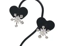 スワロフスキー　SWAROVSKI　クリスタル　ラインストーン　星　スターモチーフ　ピアス　シルバーカラー　送料無料