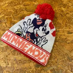 【2】 MINNIE MOUSE ニットキャップ 帽子 Disney ミニーマウス ディズニー