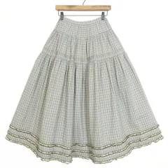 ワンダフルワールドのくま柄スカート　黒 cawaii スカート （黒）ふっくらポワンシルエットのバルーン