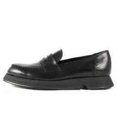 美品 COMME des GARCONS コムデギャルソン プラットフォーム ステッチ レザー ローファー HOMME PLUS 革靴 90s～00s 初期 ブラック 24のサムネイル