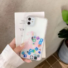新品 iPhone 11 ケース リキッド グリッター ソフト 保護ケース