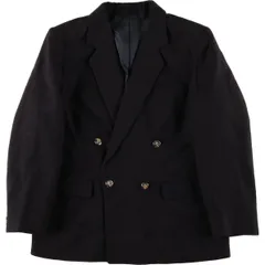 古着 バーバリー Burberry's ダブルブレスト ウールテーラードジャケット 英国製 レディースM相当/evb010566