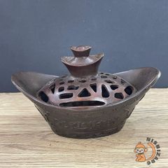 哥窯金糸鉄線神獣熊尊 置物 工芸品 美術品 - メルカリ