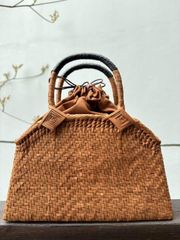 山葡萄 山葡萄かごバッグ 手作り 籠バッグ 網代編み 定番