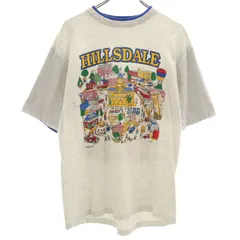 Tee Jays ティージェイズ 90s USA製 オールド 半袖 Tシャツ L グレー系 シングルステッチ メンズ 古着