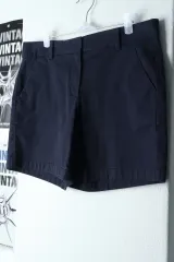W ( XL ー 2XL ) Tommy Hilfiger(トミーヒルフィガー) 半ズボン パンツ ビッグサイズ ネイビー コットン- 1E0B