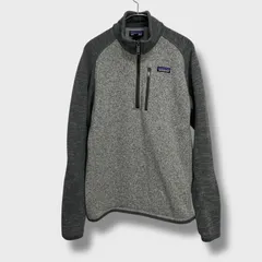 ☆patagonia☆パタゴニア☆ベターセーター☆ハーフジップフリース☆ツートーンカラー☆グレー☆M☆F25M