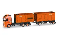 VOLVO FH トラクター&バンセミトレーラー(1/87スケール) VOLVO FH トラクター&バンセミトレーラー(1/87スケール) herpa