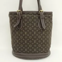 ルイヴィトン LOUIS VUITTON M95226 FL1016 モノグラム ミニラン バケットPM トートバッグ ダークブラウン