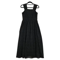 EDIT COLOGNE エディットコロン マルチドットワンピース size2/ブラック