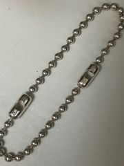 L.E.C.J. SILVER925特注FAT5mm玉ボールチェーンアンクレット