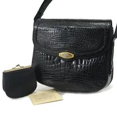 OLD Gucci　最高級クロコダイル 2WAYショルダーバッグ（黒）GS-1340B