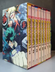 アニメBlu-ray アニメイト特典：収納BOX付)僕のヒーローアカデミア 2nd 初回生産限定版全8巻セット ※各巻未開封(BOX使用イタミ)