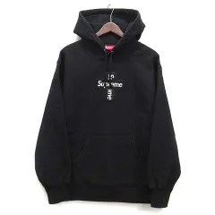 シュプリーム SUPREME クロス ボックスロゴ スウェット パーカー Cross Box Logo Hooded Sweatshirt 2020AW ブラック 黒 M ☆AA★
