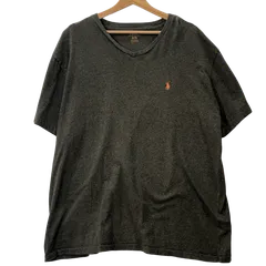 POLO RALPH LAUREN ポロ ラルフ ローレン ポニー刺繍 半袖 Tシャツ ワンポイントロゴ刺繍 オーバーサイズ ビッグシルエット インドネシア製 XLサイズ カーキ