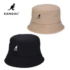 新品 KANGOL カンゴール 正規品 バケットハット バケハ HAT 帽子 ナイロン 軽量 軽い カンガルー 日本限定 レディース ユニセックス ベージュ 黒 ブラック M L