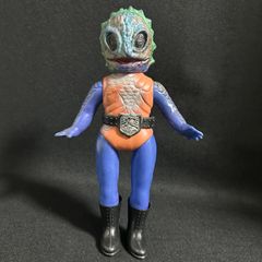 当時物　アボラス　青色発泡怪獣　ソフビ　マルサン　ブルマァク 当時物 アボラス 青色発泡怪獣 ソフビ マルサン ブルマァク