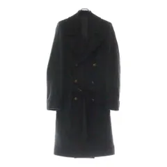 BURBERRY (バーバリー) フラップポケット カシミヤ ウール ロングコート グリーン WNC55-302-64のサムネイル