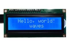 新品 waves 1602 IIC/I2C/TWI LCD液晶 モジュール 青
