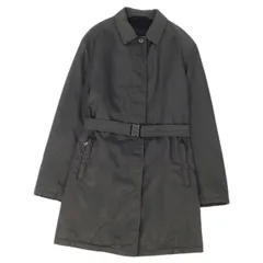 美品 プラダ PRADA ジャケット コート ロングスリーブ 長袖 ナイロン ベ
