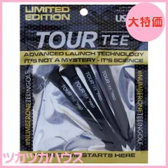 【大特価】ゴルフ ティー ツアーティー プロ Tour Tee black リミテッドエディション 4本入り ロング