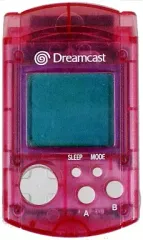 DCハード　DCカラービジュアルメモリー(パールピンク)(本体単品/付属品無) (箱説なし) 中古】ドリームキャストハード DCカラービジュアルメモリー