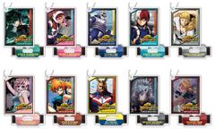 僕のヒーローアカデミア ヒーローズバトルラッシュA スタンドミニアクリルキーホルダー 10個入りBOX